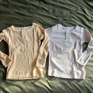 {JAMIE KAY} Long Sleeve ribbed Henley tops 3Yrs